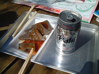 ビールにおでん