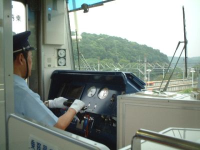 運転席を激写！